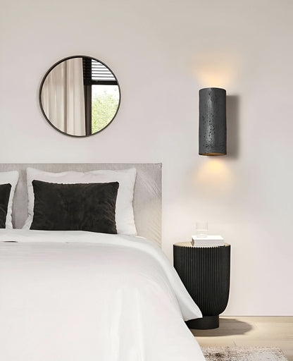 StoneBeam LED Cylinder Væglampe – Sæt af 2
