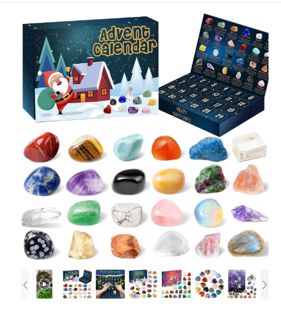 StoneMagic | Julekalender – 24 Naturlige Krystal Skatte