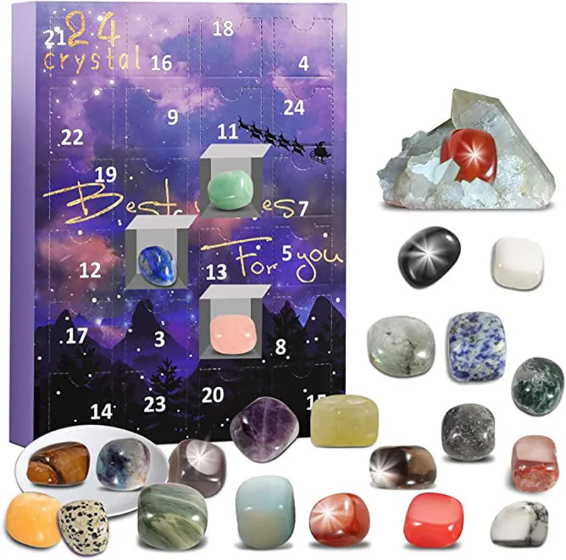 StoneMagic | Julekalender – 24 Naturlige Krystal Skatte