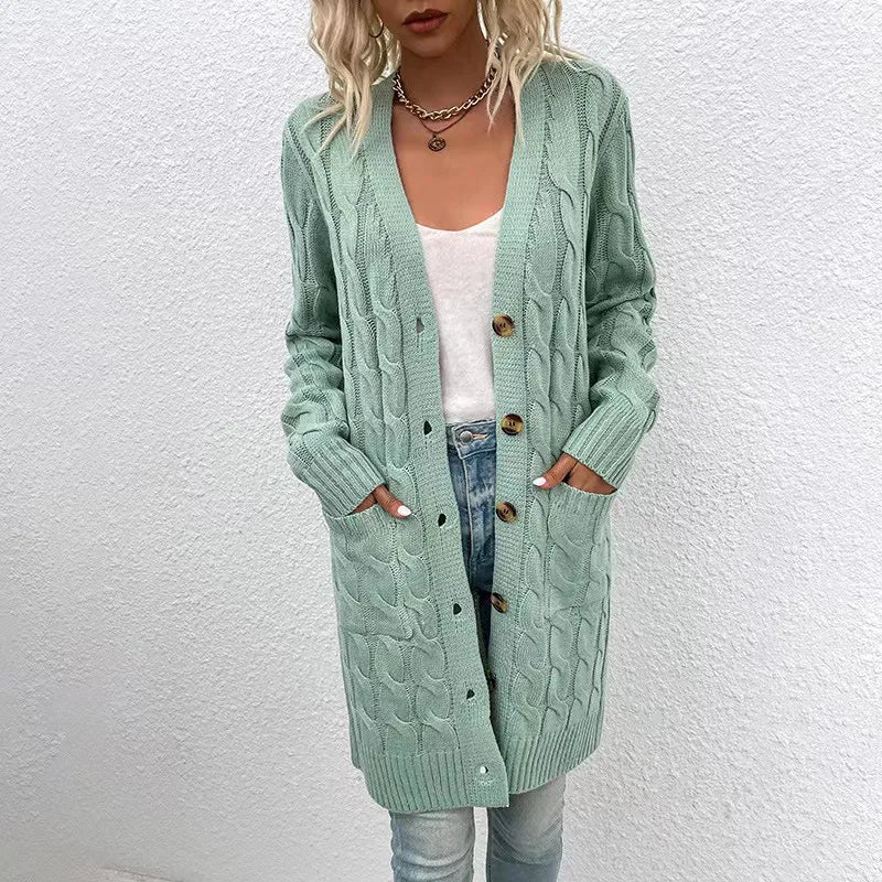 Synne | Lang Hætte Cardigan til Damer - Image 1