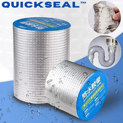 Tætningsbånd | Vandtæt Reparationsbånd til Lækager | Stærk Vedhæftning på Overflader | QuickSeal