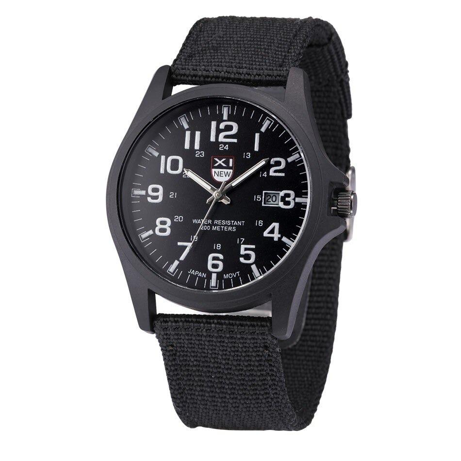 Taktisk Militær Ur – Holdbart & Vandtæt Army-Style Armbåndsur