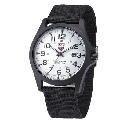 Taktisk Militær Ur – Holdbart & Vandtæt Army-Style Armbåndsur