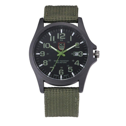 Taktisk Militær Ur – Holdbart & Vandtæt Army-Style Armbåndsur