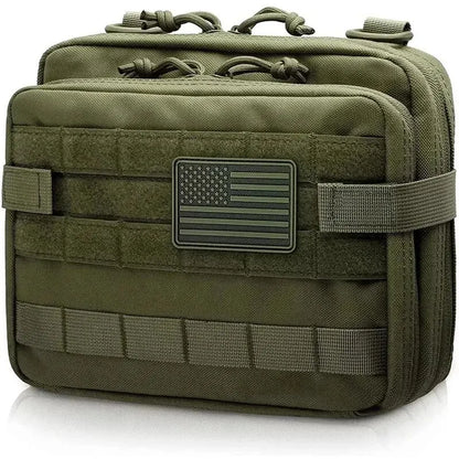 Taktisk MOLLE Administrationspouch med Magasinopbevaring & Utility