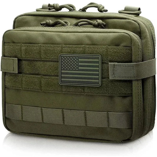 Taktisk MOLLE Administrationspouch med Magasinopbevaring & Utility