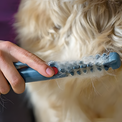 Tangle-Free Pet Grooming Brush – Skånsom & Effektiv Uldudretter til Katte & Hunde