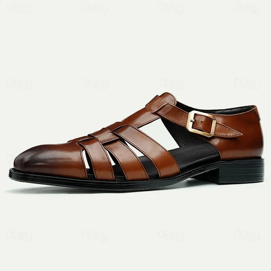Zinédine | Sandales de pêcheur confortables en cuir italien - Image 1