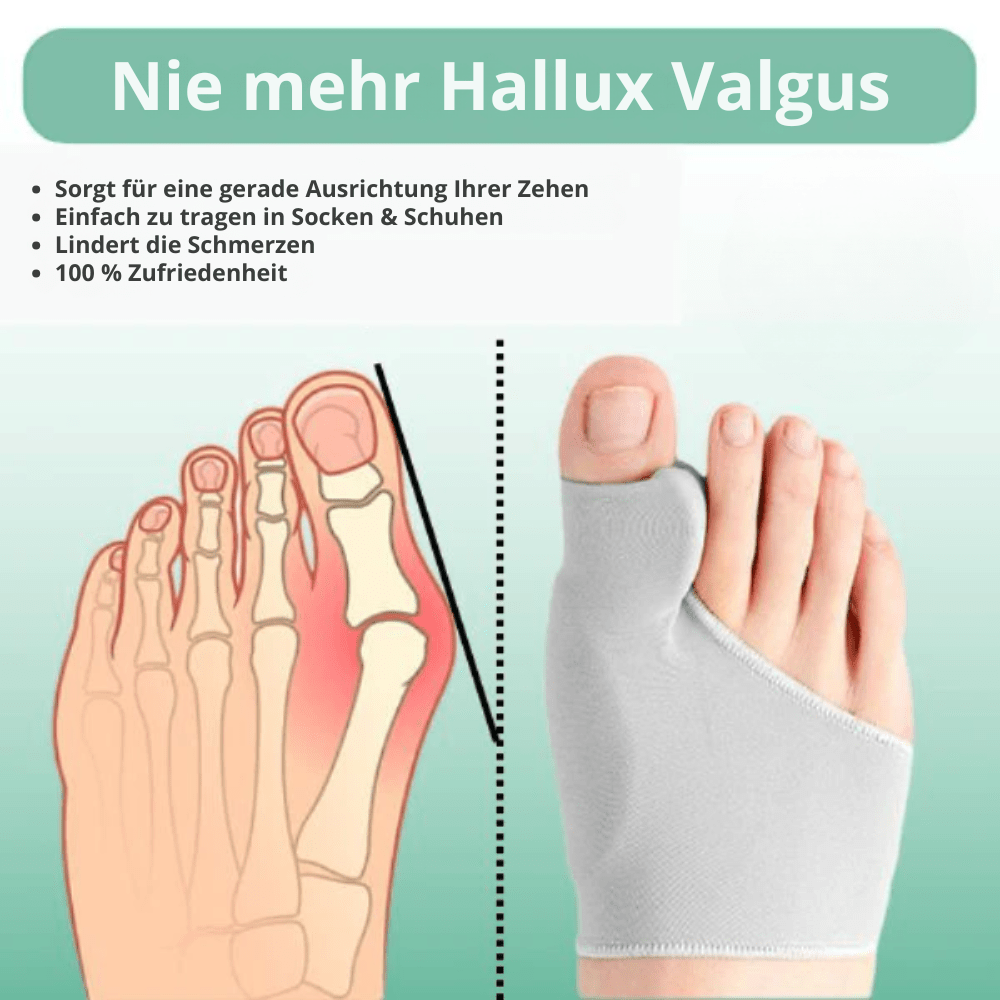 Teenagerens Bunion Korrigerer, Diskret og Komfortabel, Blødt Hudfarvet Materiale – Smertelindring