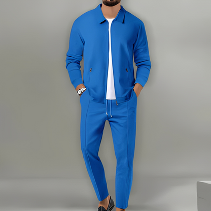 Image of Teodor | Herre Tracksuit Sæt med Lynlås
