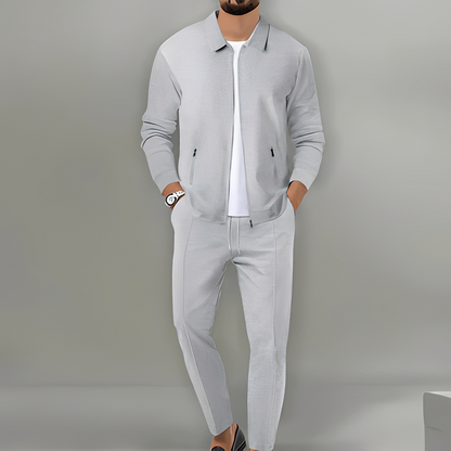 Image of Teodor | Herre Tracksuit Sæt med Lynlås