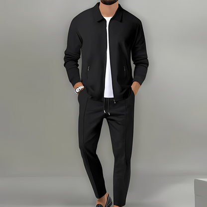 Image of Teodor | Herre Tracksuit Sæt med Lynlås