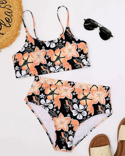 Simone | Ensemble de bikinis à fleurs pour l'été - Image 2