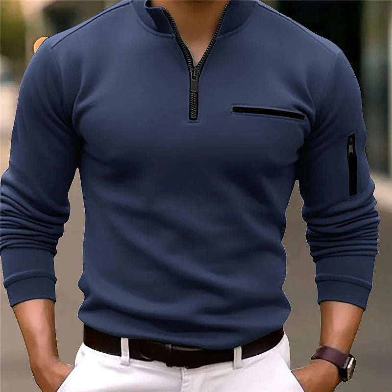 Erwan | Pull Slim Fit Homme à Col Zippé - Image 5