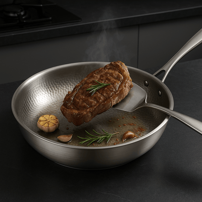 Titan Premium Titanium Non-Coated Pande til Alle Kogeplader