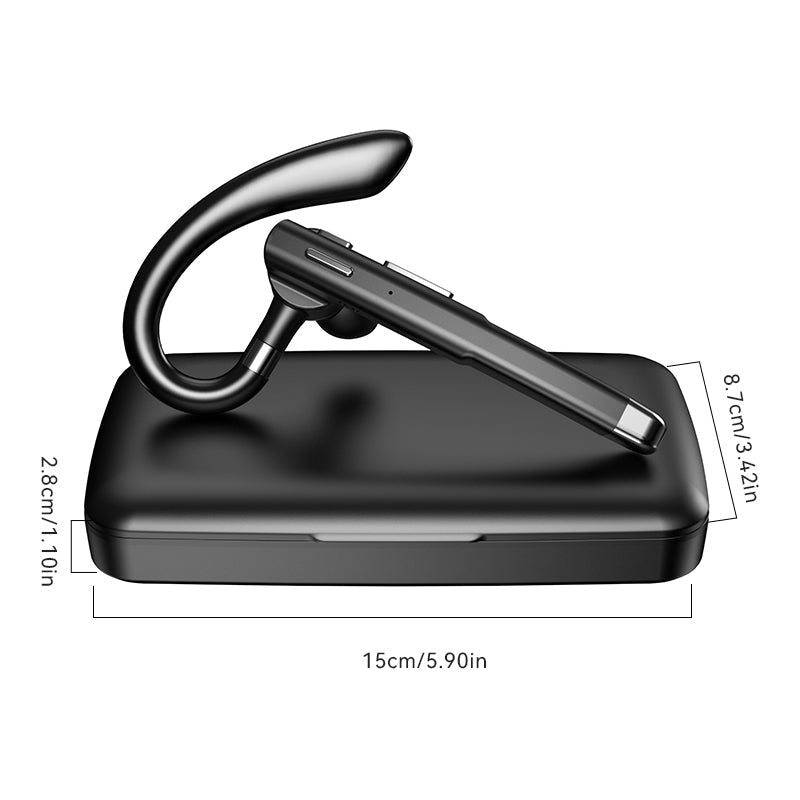 Trådløs Bluetooth Headset med Støjdæmpning og HiFi Lyd