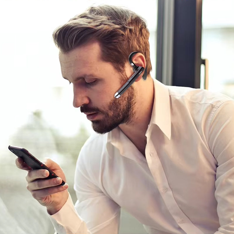 Trådløs Bluetooth Headset med Støjdæmpning og HiFi Lyd