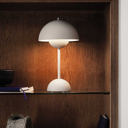 Trådløs Retro LED Bordlampe med Parasol Design