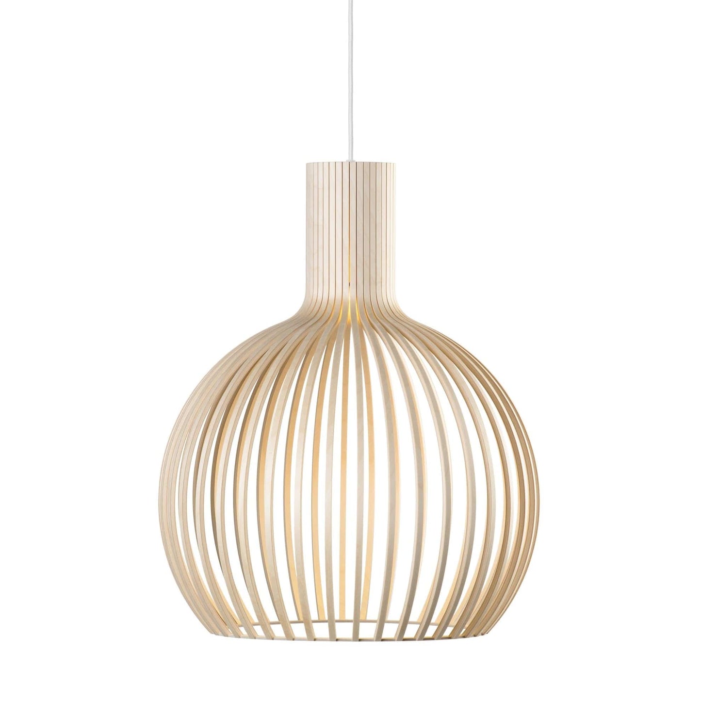 Træ Pendellampe - Vintage Stil | Justerbar Højde | LED