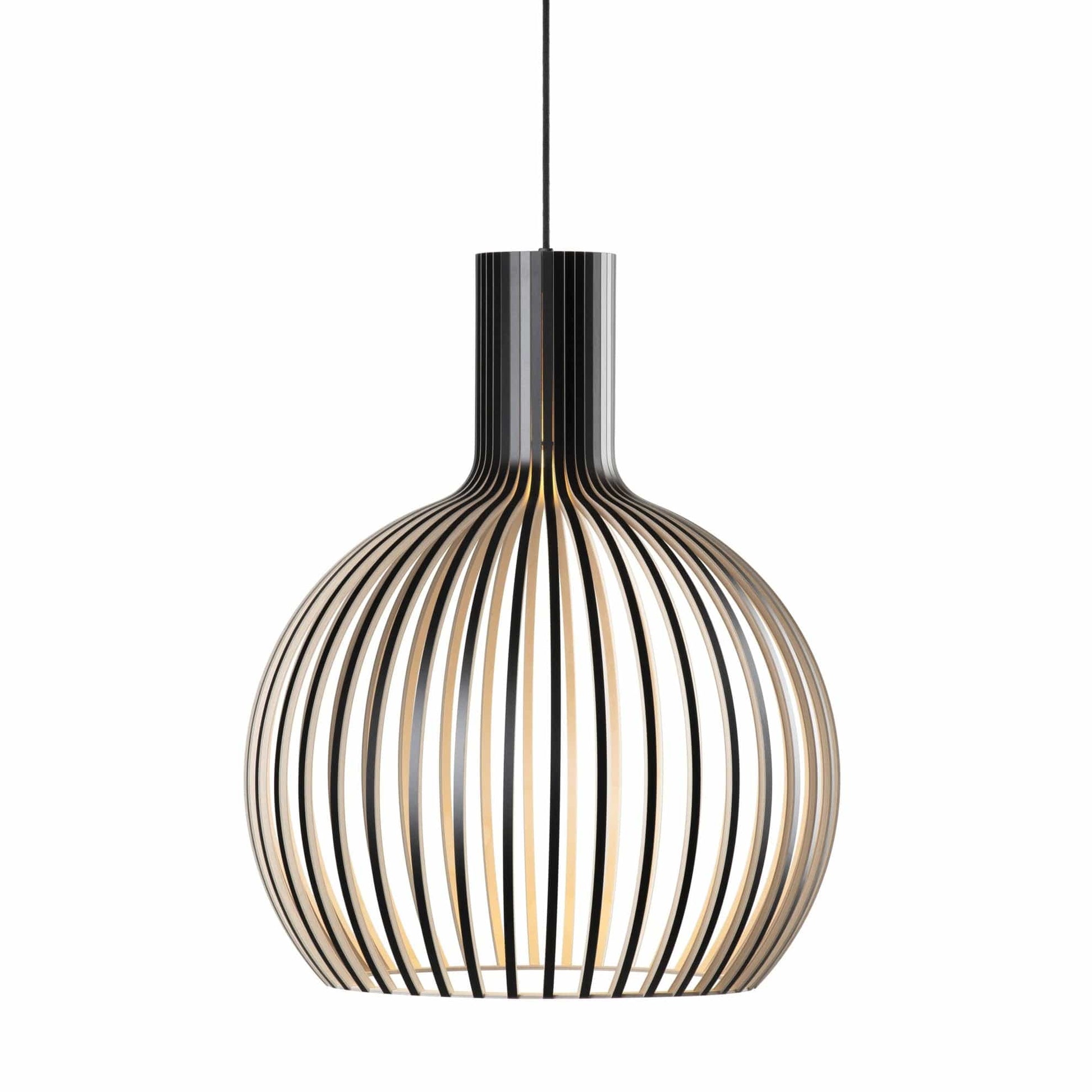 Træ Pendellampe - Vintage Stil | Justerbar Højde | LED