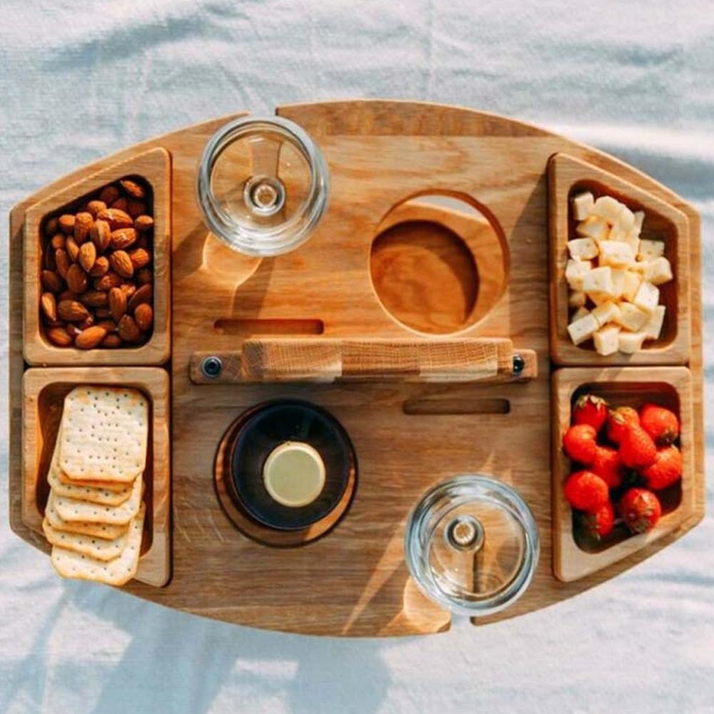Træ Picnicbord