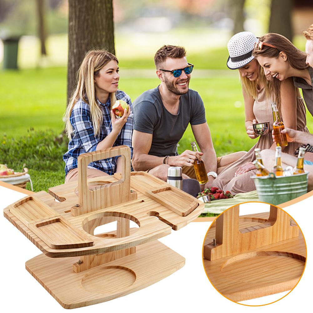 Træ Picnicbord