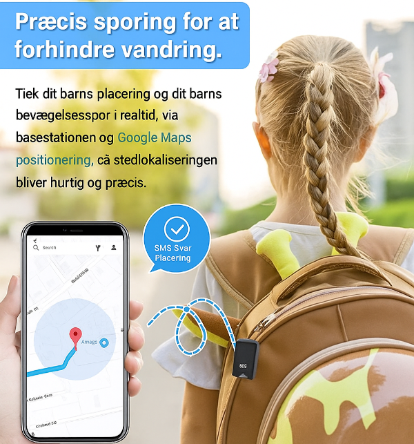 Tracktor GPS Tracker - Lyd, Magnet & Realtids Tracking