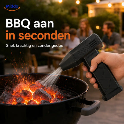 TurboJet Pro™ – Kraftfuld Luftblæser (130.000 RPM) til Støv, Bil, BBQ, Værksted og Mere!