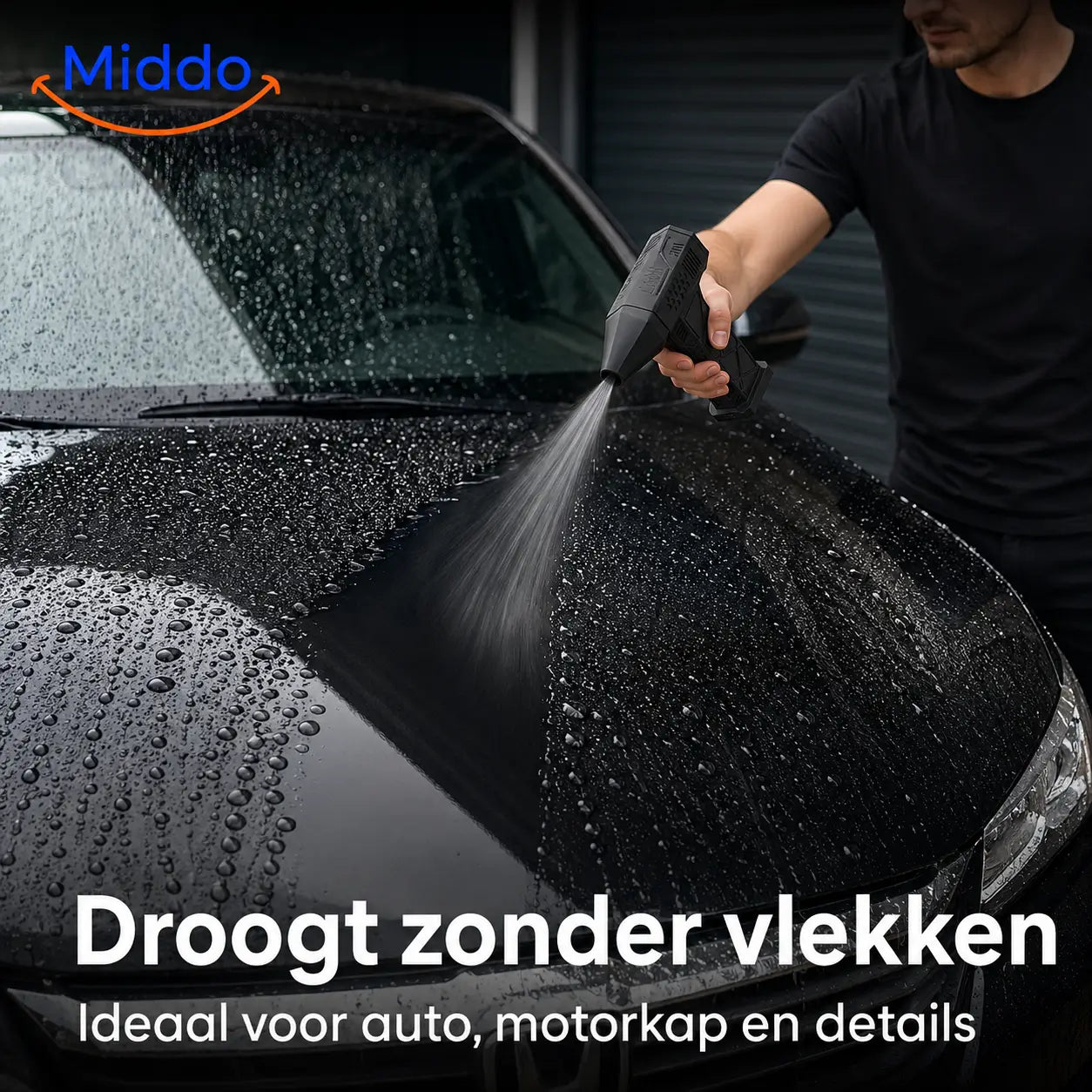 TurboJet Pro™ – Kraftfuld Luftblæser (130.000 RPM) til Støv, Bil, BBQ, Værksted og Mere!