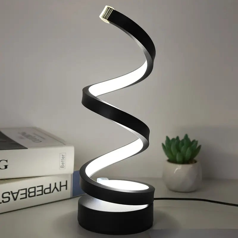 TwistLight - Moderne LED Bordlampe Spiral Design