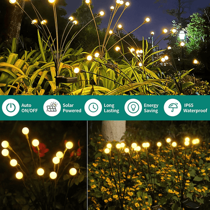 Udendørs Sol Firefly Havebelysning - IP65 Vandtæt