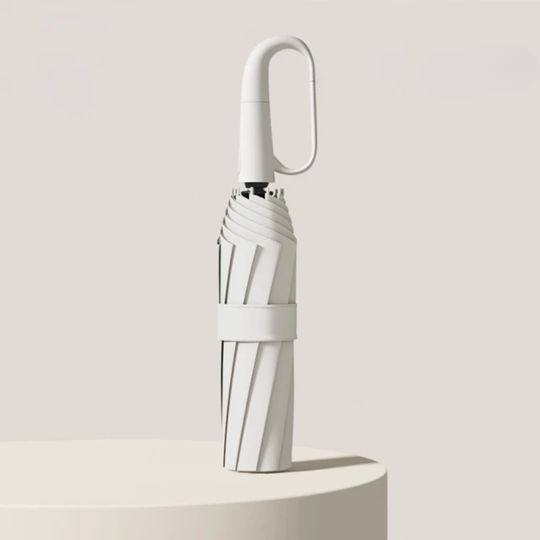 Ultra Vindafvisende Paraply med Reflekterende Kant | Automatisk