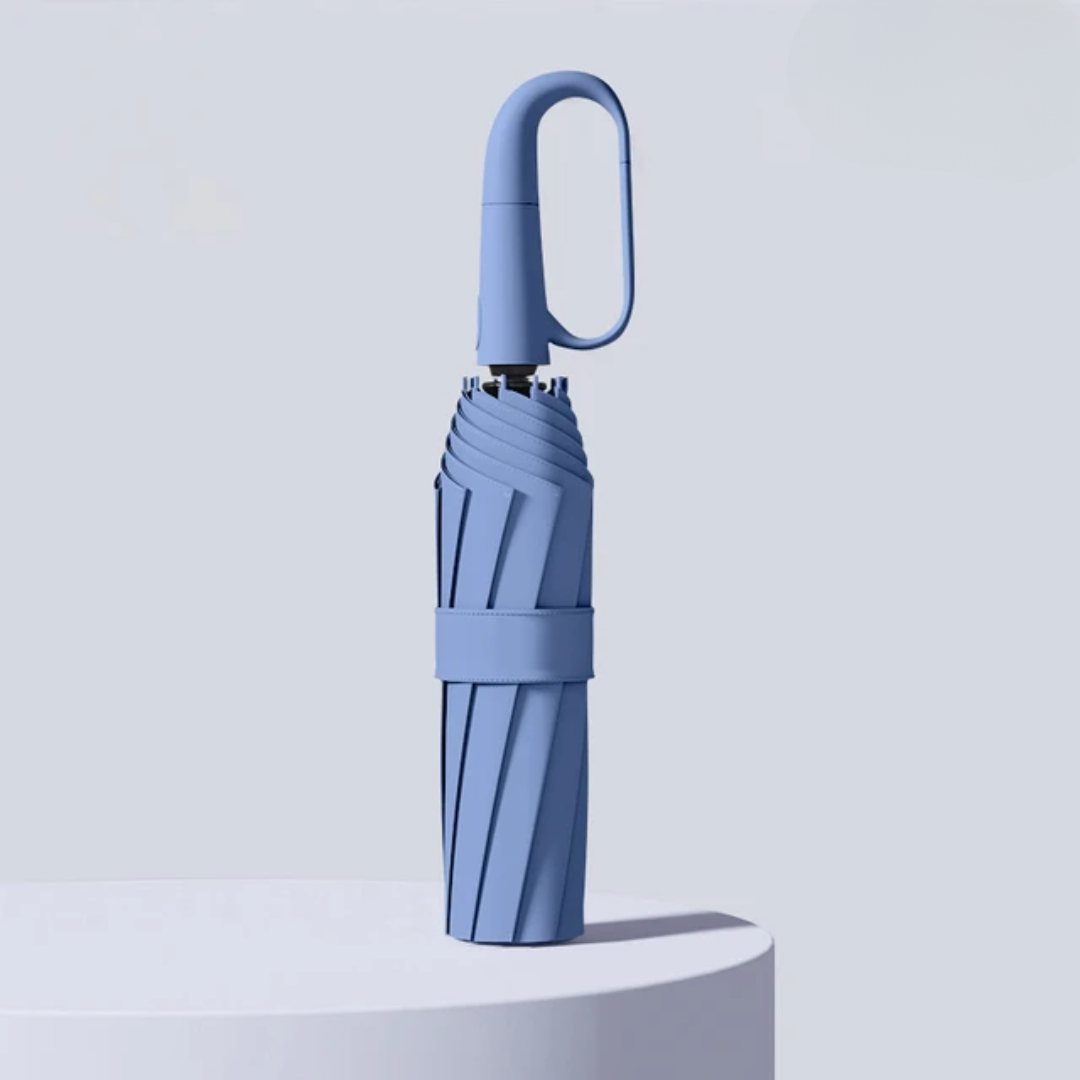 Ultra Vindafvisende Paraply med Reflekterende Kant | Automatisk