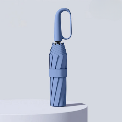 Ultra Vindafvisende Paraply med Reflekterende Kant | Automatisk