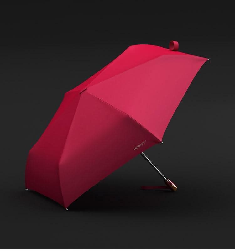 Ultralight UV Beskyttelsesparaply med Automatisk Åbning og Lukning