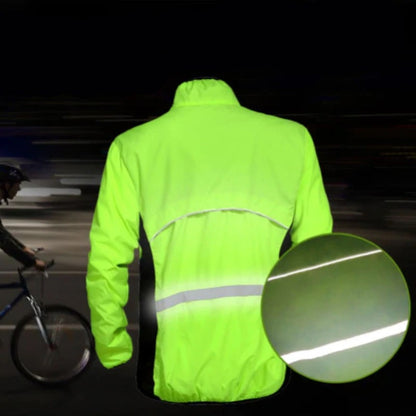 Unisex Cykel Vindjakke med Reflekser - Vandtæt og Vindafvisende