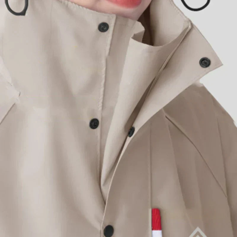 Unisex Lang Regnponcho - Vandtæt & Komfortabel