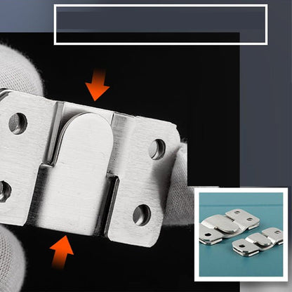 Unisex Rustfrit Stål Interlock Hængende Spænde Flush Mount Beslag