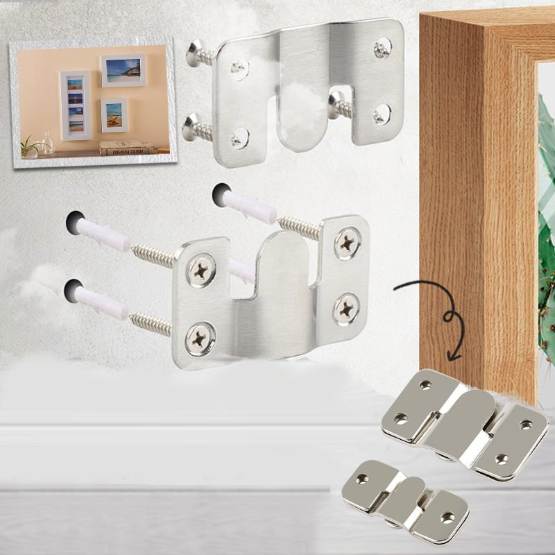 Unisex Rustfrit Stål Interlock Hængende Spænde Flush Mount Beslag