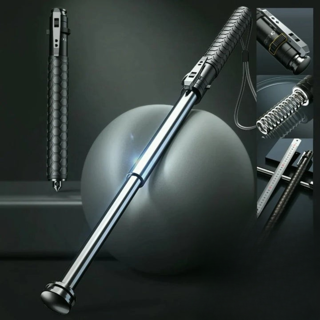 Unisex Selvforsvars Gåstang - Automatisk & Antiskrid Greb