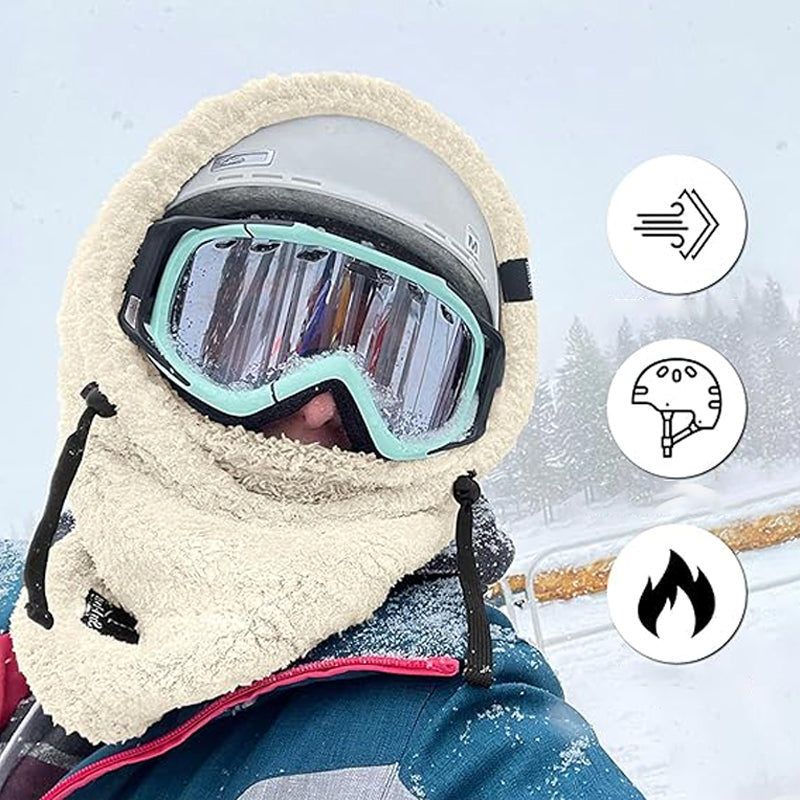 Unisex Sherpa Balaclava med Justerbart Design