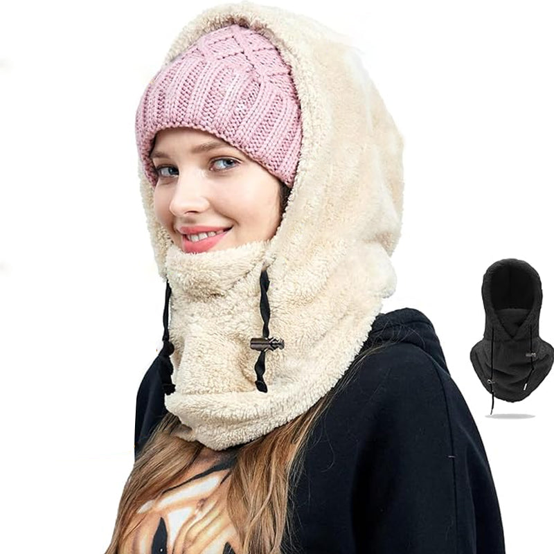 Unisex Sherpa Balaclava med Justerbart Design