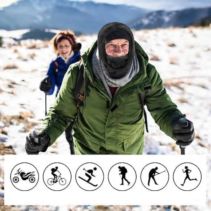 Unisex Sherpa Balaclava med Justerbart Design