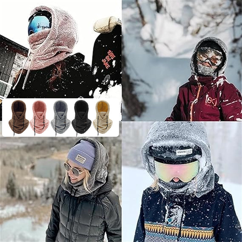 Unisex Sherpa Balaclava med Justerbart Design