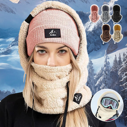 Unisex Sherpa Balaclava med Justerbart Design
