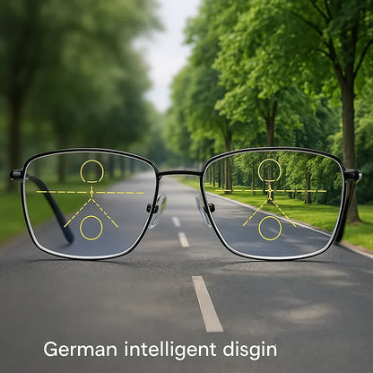 Unisex Tyske Intelligente Progressive Multifokale Briller