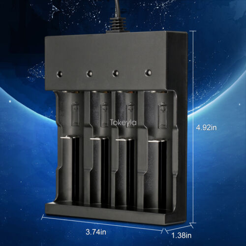 Universal Smart Charger til 18650 26650 Li-ion Batterier