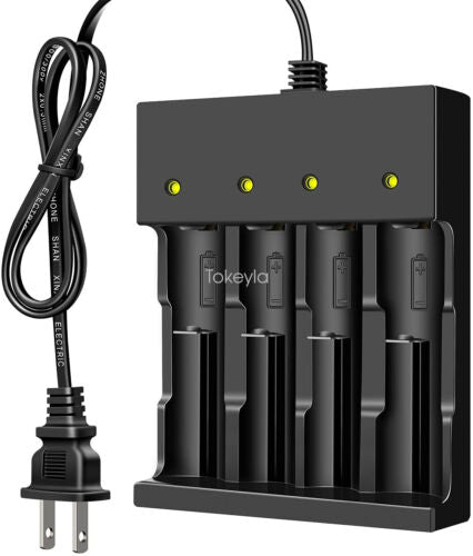 Universal Smart Charger til 18650 26650 Li-ion Batterier