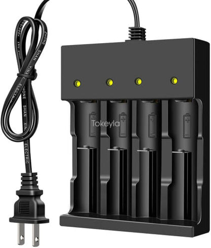 Universal Smart Charger til 18650 26650 Li-ion Batterier