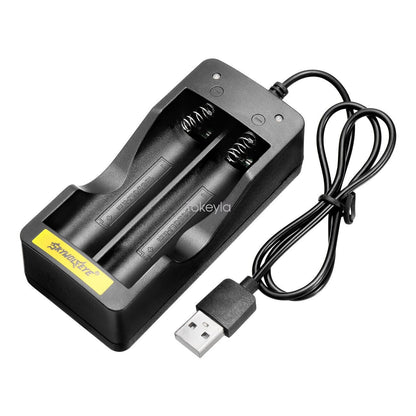 Universal Smart Charger til 18650 26650 Li-ion Batterier